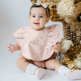 Frill Snuggle Bib - Posy