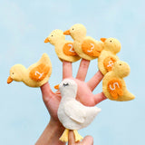 Felt Story Finger Puppets - Five Little Ducks