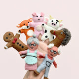 Felt Story Finger Puppets - Gingerbread Man