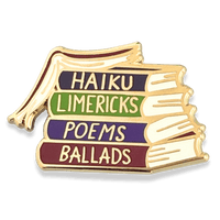 Jubly Umph Lapel Pin - Haiku Limerick Poems Ballads
