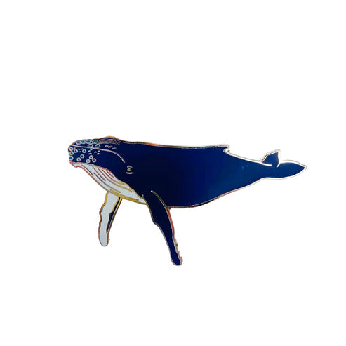 Red Parka Pin - Humpback Whale