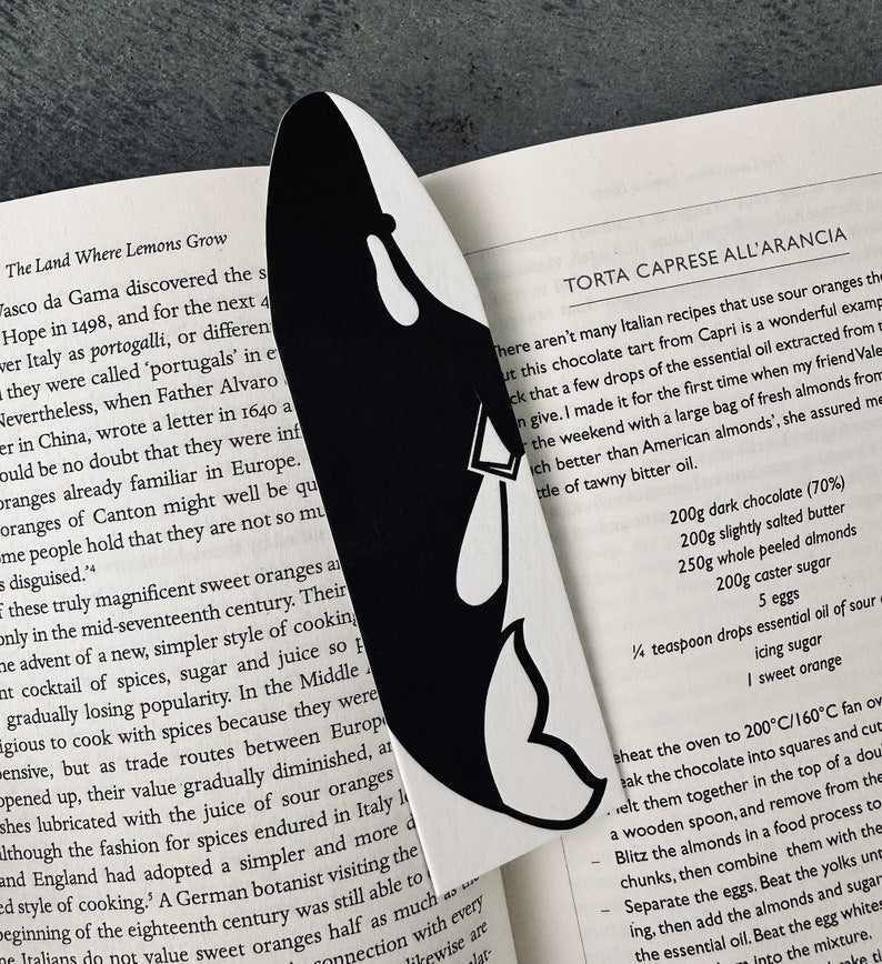 Little Paper House Press Bookmark - Killer Whale – Mockingbird Lounge
