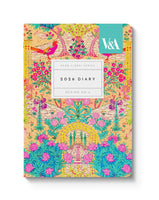 2026 A6 Diary - V&A Neon Floral Ornate Garden