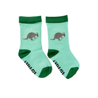 Red Parka Baby Socks- Pademelon
