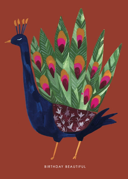 SNH Card - Birthday Peacock