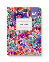 2026 A6 Diary - V&A Neon Coral Jungle