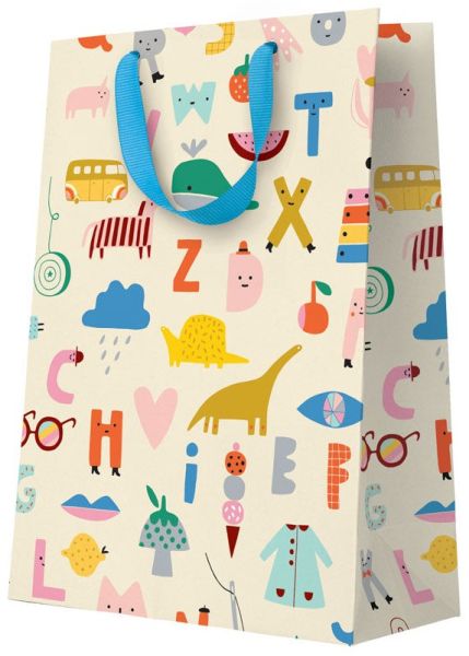 Gift Bag Large - Alphabet