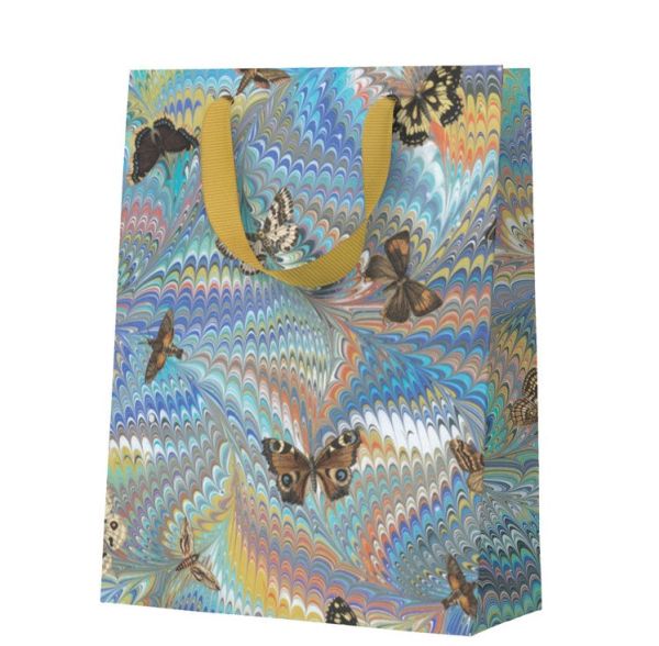 Gift Bag Medium - Marble Butterflies