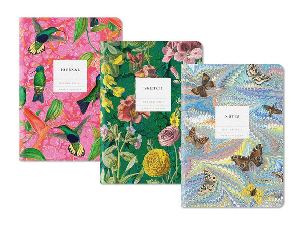 A6 Notebook Set - Kaleido Marble Kingdom