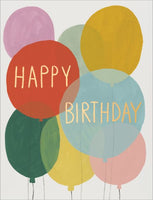 Foil Card - Birthday Balloons
