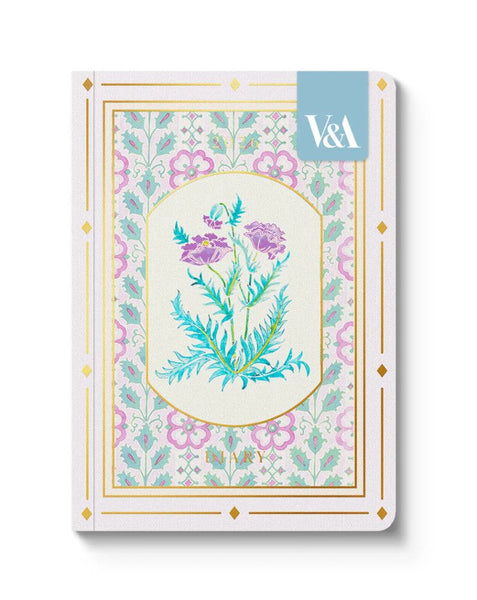 2026 A6 Diary - V&A Cottagecore Purple Poppies
