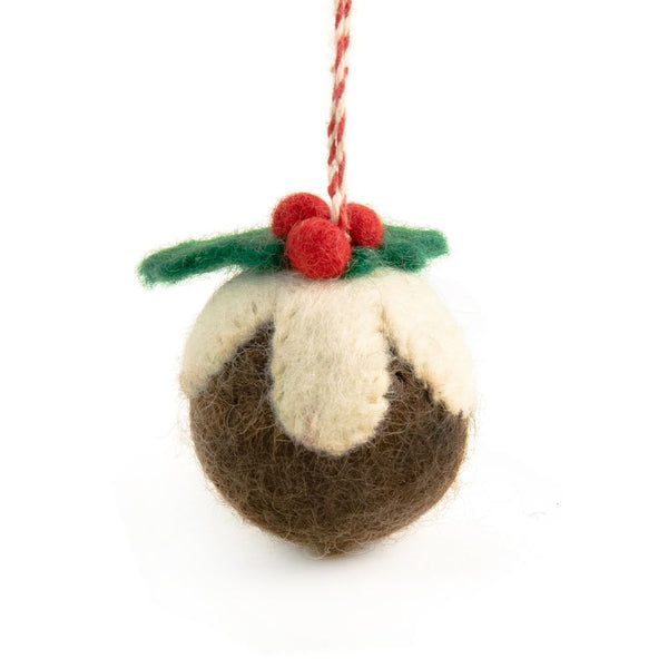 Felt Ornament - Figgy Pudding