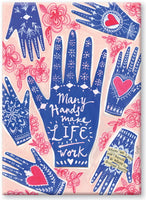 Curly Girl Design Magnet - Many Hands