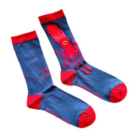 Red Parka Kids Socks - Colossal Squid