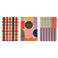 A5 Notebooks 3pcs Set - Multi-coloured