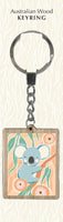 Wooden Keyring - WD - Koala