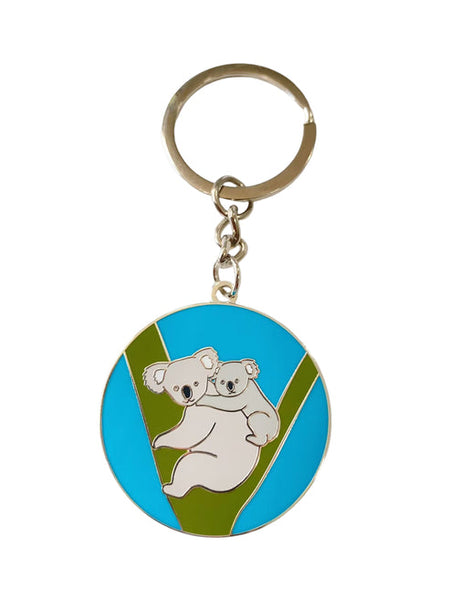 Red Parka Key Ring - Koala