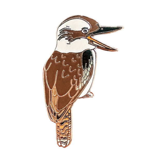 Red Parka Pin - Laughing Kookaburra