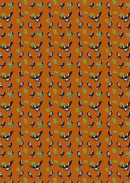 Red Parka New Tea Towel - Magpies