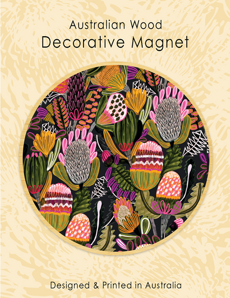Wood Magnet - KK - Bush Bounty