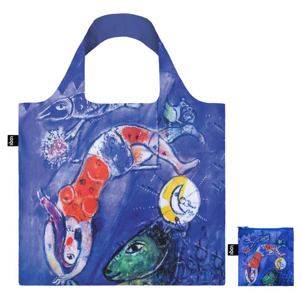 LOQI Foldable Shopper Bag - Marc Chagall The Blue Circus