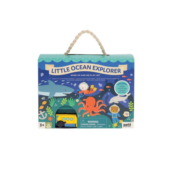 Petit Collage Wind Up and Go Play Set - Little Ocean Explorer