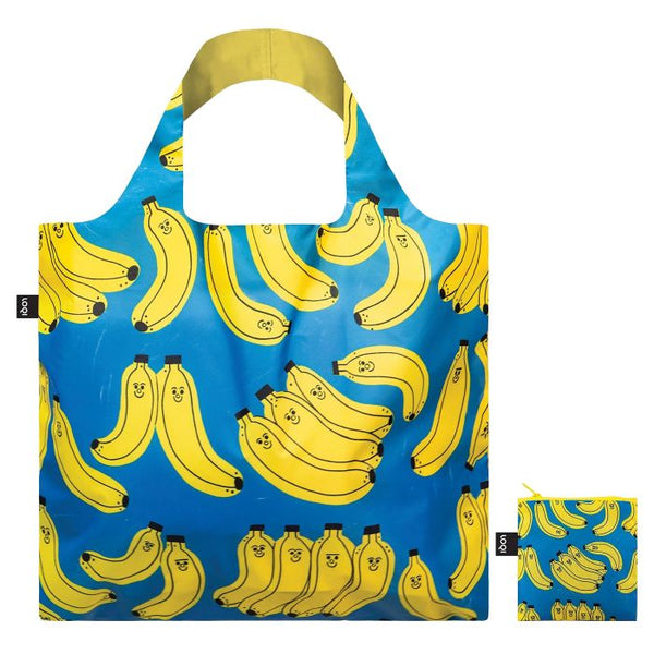 LOQI Foldable Shopper Bag - Tess Smith-Roberts Bad Bananas