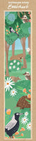 Wooden Bookmark - CW G'day - Woodland