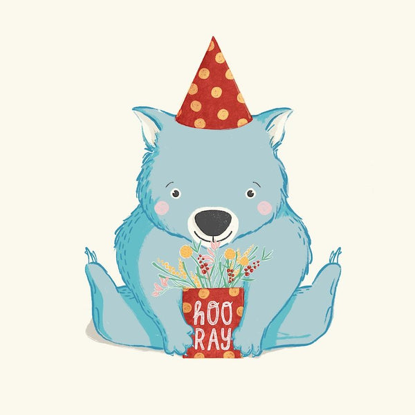 Wirihana Design Mini Card - Wombat