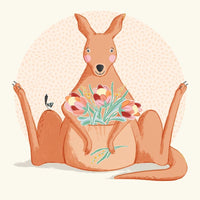 Wirihana Design Mini Card - Kangaroo