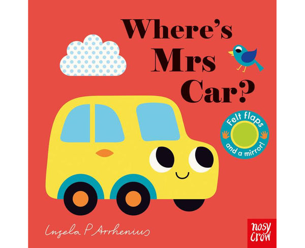 Board Book - Felt Flaps - Where's Mrs Car?