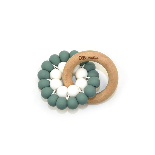 OB Designs - Wooden Teether - Ocean