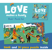 Book and Jigsaw - Love Makes a Family