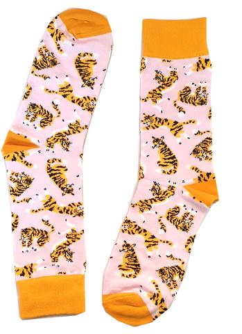 my2socks - tiger pink