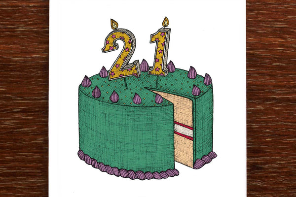 The Nonsense Maker Card - Birthday 21