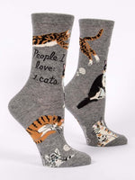 Blue Q Women's Socks - People I Love: Cats
