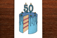 The Nonsense Maker Card - Birthday 50