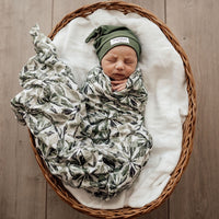 Snuggle Hunny - Organic Muslin Wrap - Evergreen