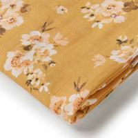 Snuggle Hunny - Organic Muslin Wrap - Golden Flower