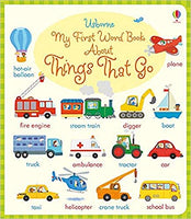 Board Book - Usborne - My First Word Book About Things That Go