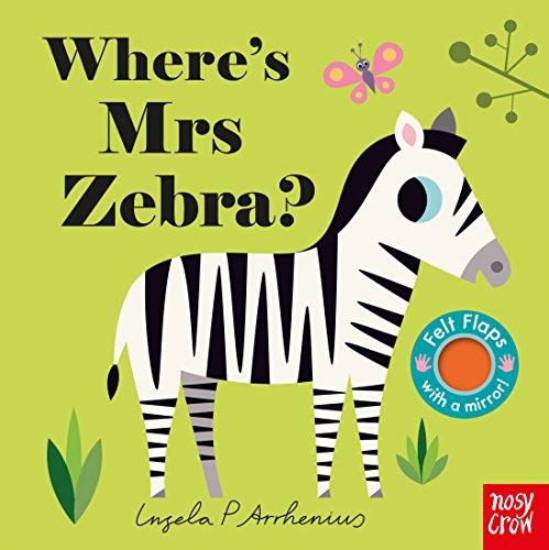 Board Book - Felt Flaps - Where's Mrs Zebra?