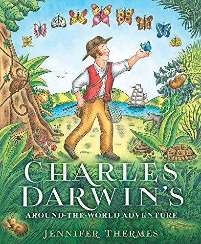 Hardcover - Charles Darwin's Around the World Adventure
