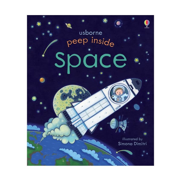 Board Book - Usborne Peep Inside - Space