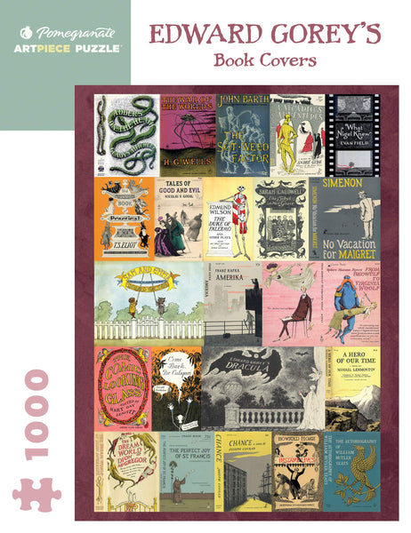 1000 Pc Jigsaw - Edward Gorey's Book Covers