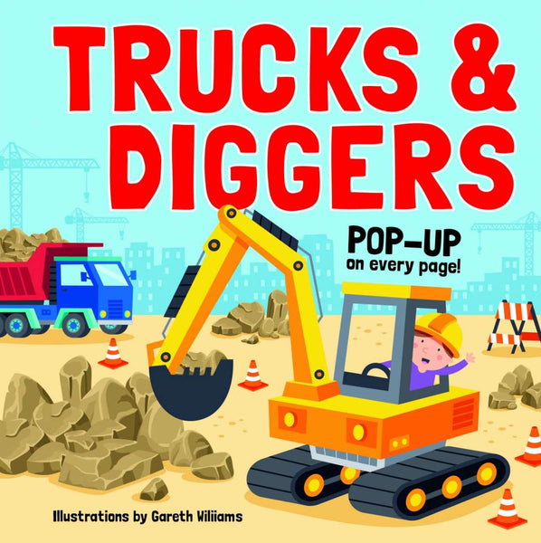 Board Book - Pop-Up Trucks & Diggers