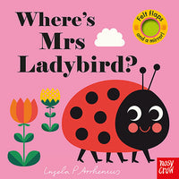 Board Book - Felt Flaps - Where's Mrs Ladybird?