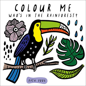 Bath Book - Colour Me - Who's in the Rainforest