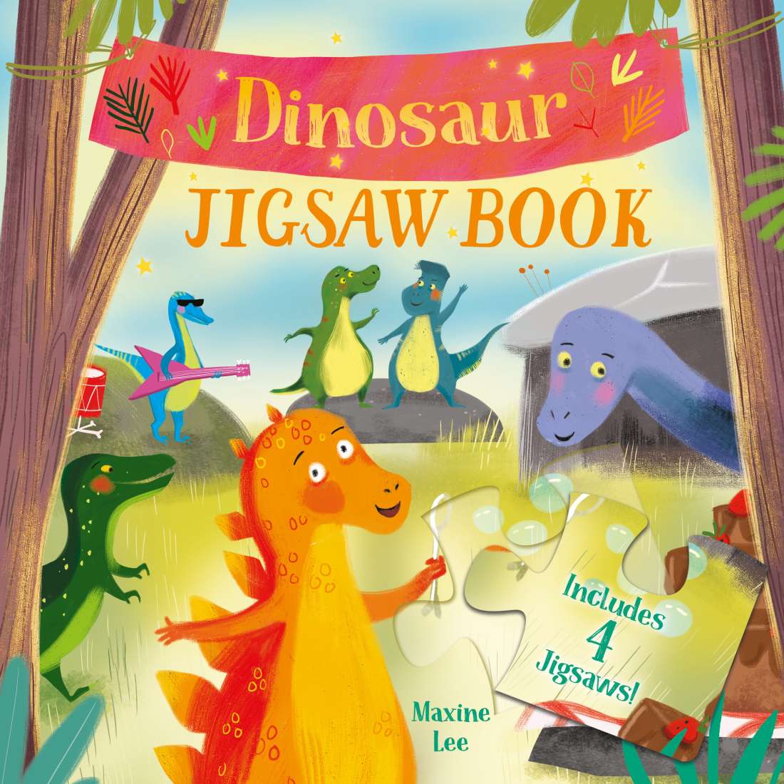 Jigsaw Book - Dinosaur – Mockingbird Lounge
