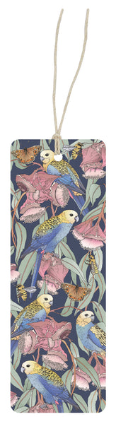Earth Greetings Bookmark - Rosellas Amongst the Mallee