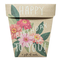 Sow n Sow - Happy Birthday Zinnia